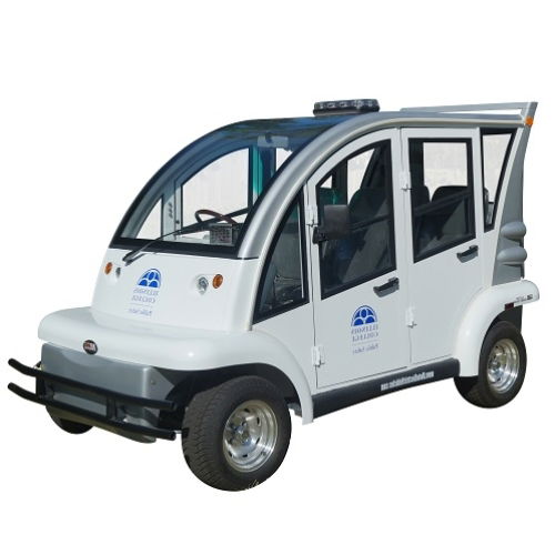 MotoEV Electro Bubble Buddy LSV 4 Passenger Security Hard Door