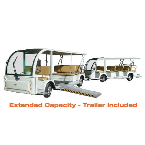 MotoEV Electro Transit Buddy 31 Passenger + 1 Wheelchair Electric Tram