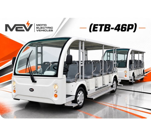 46-Passenger Shuttle Bus | 46-Seater Electric Tram for Sale