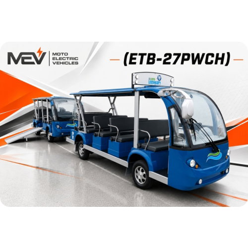 MotoEV Electro Transit Buddy 27 Passenger ADA Tram - Photo 1