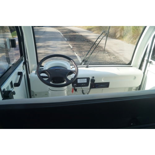 Driver Area of 23 Passenger Electric Shuttle