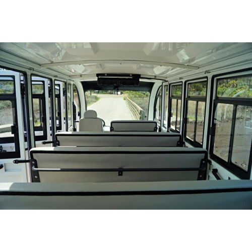 Interior of Electric Shuttle 23 Passenger