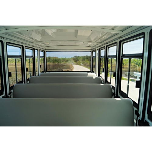 Seating for 23 Passenger Electric Shuttle