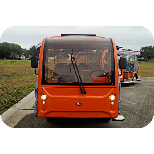 MotoEV Electro Transit Buddy 40 Passenger + 1 Wheelchair Electric Tram image 1