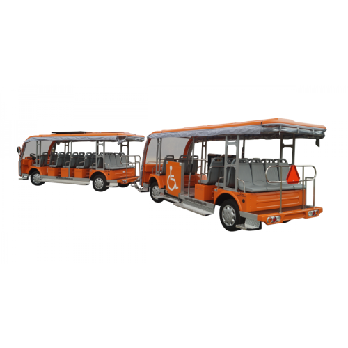 MotoEV Electro Transit Buddy 40 Passenger + 1 Wheelchair Electric Tram image 2