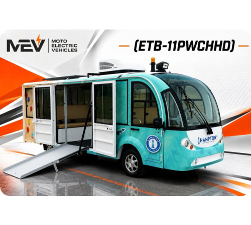 11 Passenger Shuttle Bus with Wheelchair Lift
