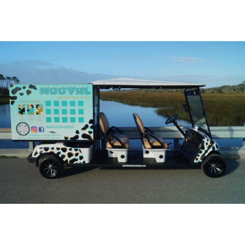 MotoEV Electro Neighborhood Buddy 4 Passenger Utility right angle 2