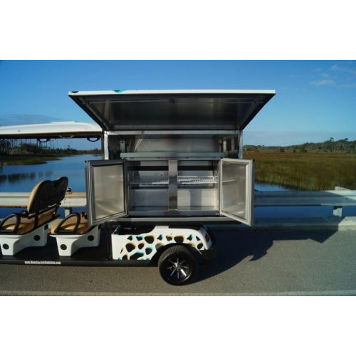 MotoEV Electro Neighborhood Buddy 4 Passenger Utility Open Utility box