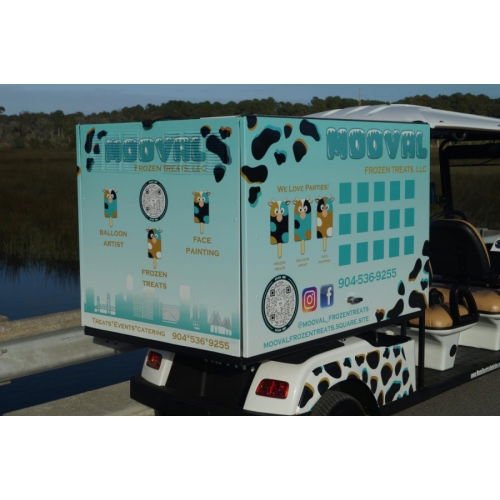 MotoEV Electro Neighborhood Buddy 4 Passenger utility box