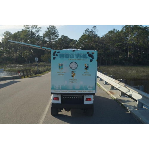 MotoEV Electro Neighborhood Buddy 4 Passenger Shuttle back 2