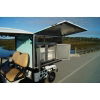 MotoEV Electro Neighborhood Buddy 4 Passenger Shuttle open utility box