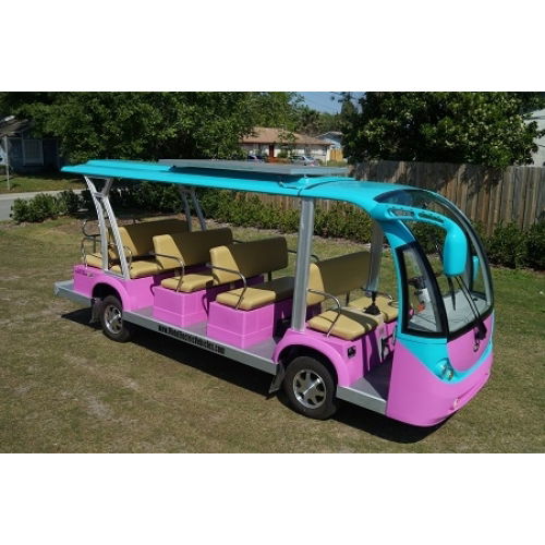 MotoEV Electric Shuttle with Solar