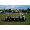 Electric Mini Bus with Solar Panels on Top
