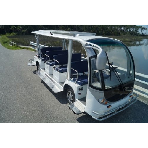 Solar Panel Electric Shuttle From motoEV