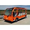 Front Shot of MotoEV Electric Shuttle with Solar Included