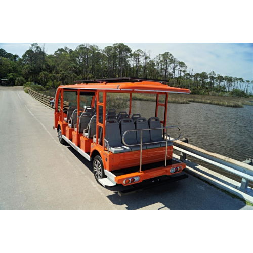 295W Solar Panel on 23 Passenger Electric Shuttle