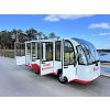 Large Electric Shuttles to Pick up People from Parking Lots